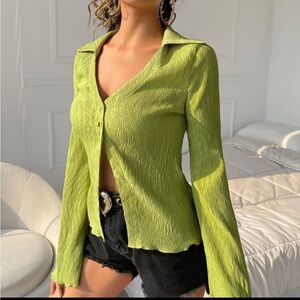 Green Shein Top